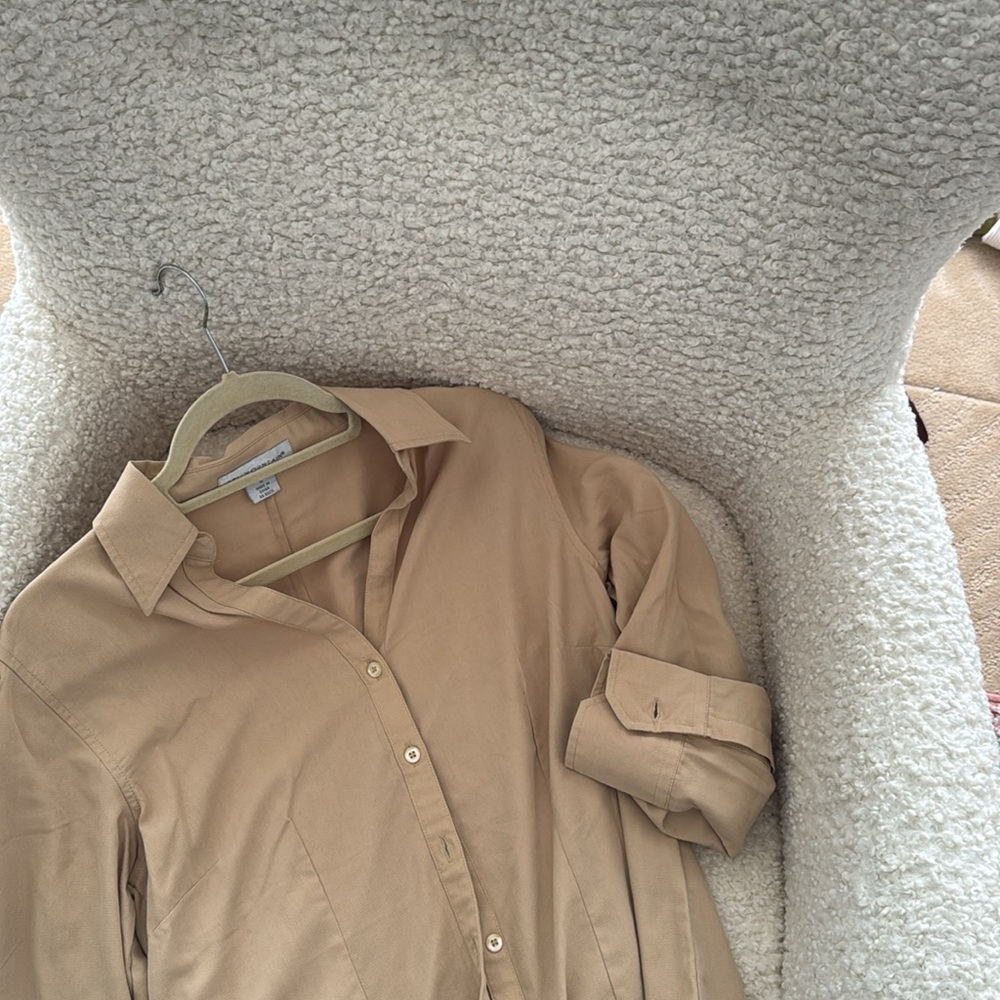 Beige button down - Picture 2 of 2